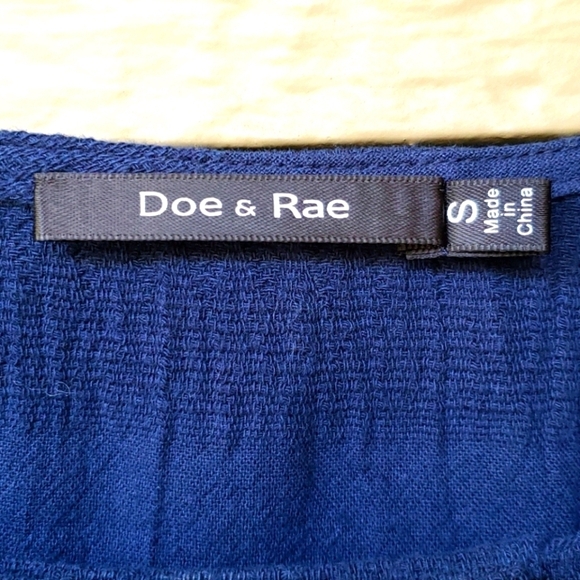 Doe & Rae gauze button down top S NWOT - Picture 3 of 5